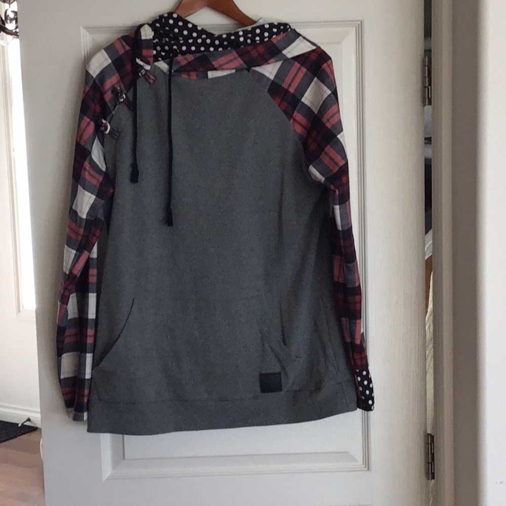 Ampersand Ave double hood hoodie!
